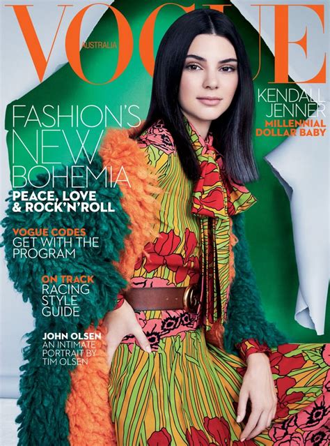 KENDALL JENNER in Vogue Magazine, Australia Octobre 2016 Issue - HawtCelebs