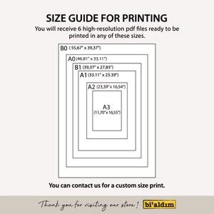 PRINTABLE 2025 Wall Calendar | 2025 Wall Planner | 2025 Wall Planner ...