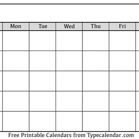 Free Checklists By Blank Calendar