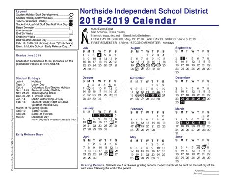 Nisd 2024-2025 Calendar - Freddy Ethelyn