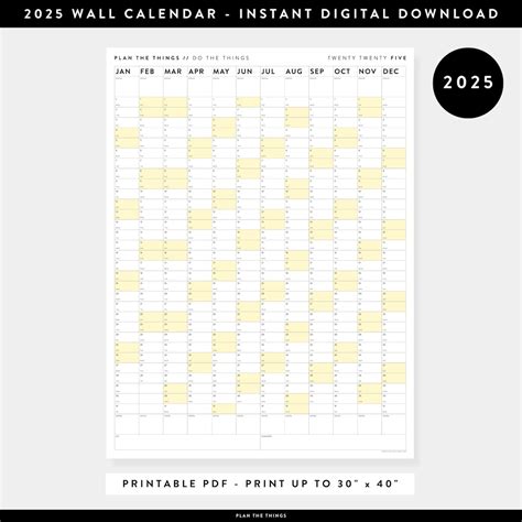 2025 Wall Calendar Paper Source - Zachary Leach