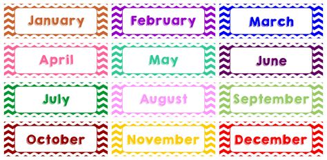 8 Best Images of Printable Calendar Month Labels - Free Printable ...