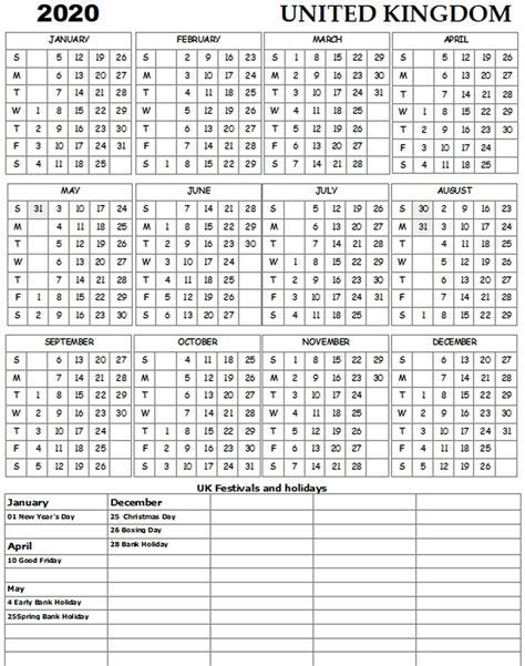 Free Printable Calendar Templates Uk free printable calendar templates ...