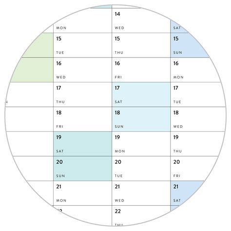 PRINTABLE VERTICAL 2025 WALL CALENDAR WITH RAINBOW WEEKENDS - INSTANT ...