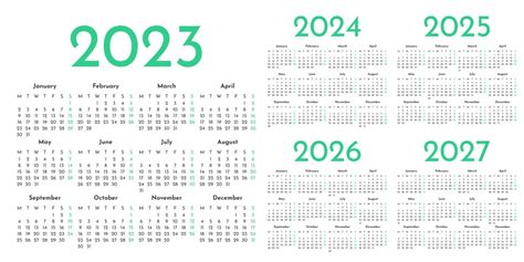 2026 Calendar Vector Images (over 2,000)