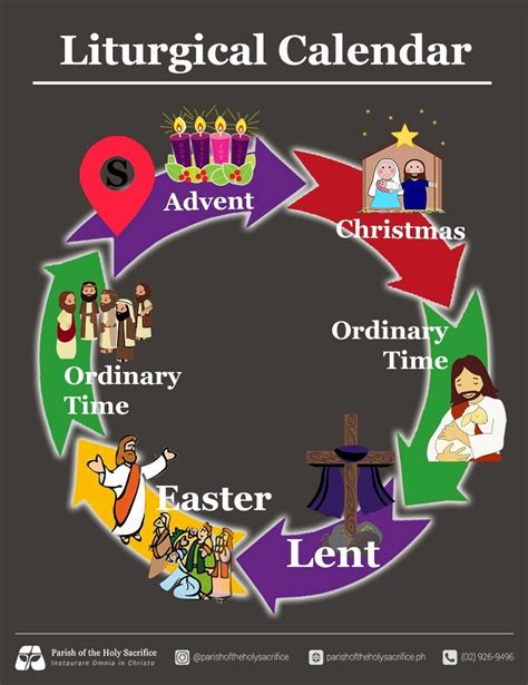 Catholic Liturgical Year Calendar - Calendar Productivity Hacks