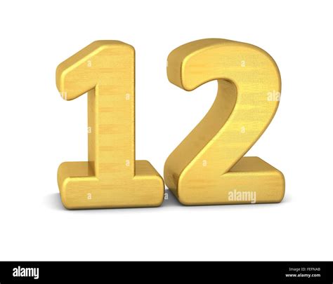 12 twelve number 12 number twelve Cut Out Stock Images & Pictures - Alamy