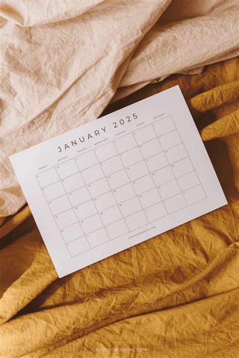 Free Printable 2025 Blank Calendar Templates (All 12 Months)