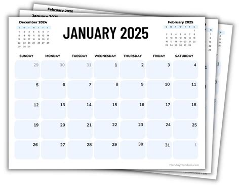 2025 Printable Calendars (56 Free PDF Printables)