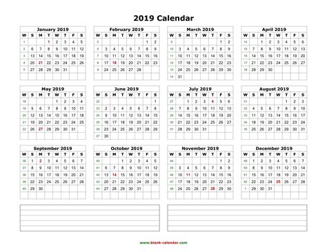 Calendar With Space For Writing - Example Calendar Printable