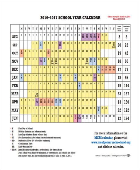 10 Year Calendar Printable