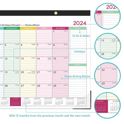 Snapklik.com : 2024-2025 Calendar - Desk Calendar 2024-2025, 16 Monthly ...
