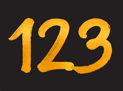 123 Number logo vector illustration, 123 Years Anniversary Celebration ...