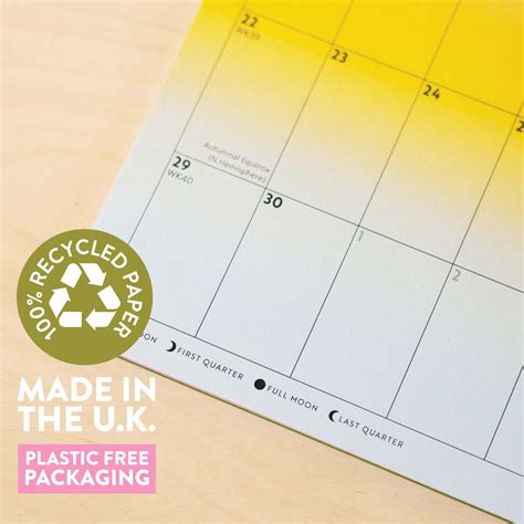 2025 Calendar | Gradient Grid | A4– Once Upon a Tuesday