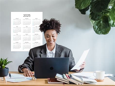 2025 Printable Calendar, 12 Months One Page Calendar, Wall Calendar ...