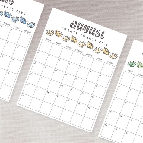 Printable 2025 Calendar - Etsy