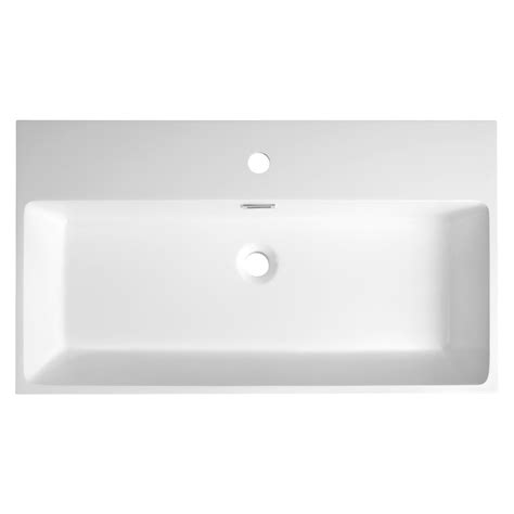 Tvättställ Navia Vit Blank 80x46 cm | Hill Ceramic®