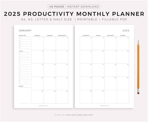 Printable Planner 2025 - Levi Anderson