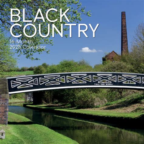 2025 Square Wall Calendar - Black Country - The Gifted Stationery Company