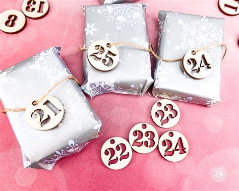Wood Advent Calendar Numbers Wooden Advent Number Tags - Etsy