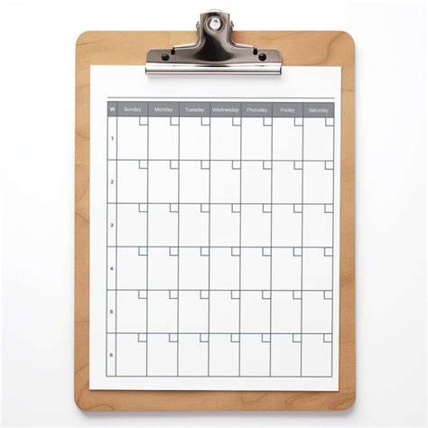 Free 6-Week Calendar Printable