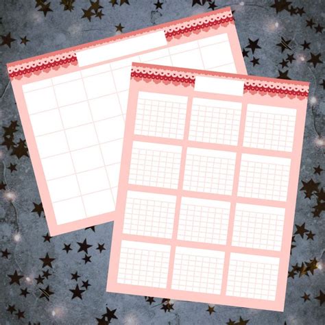 Free Printable Blank Calendar Templates - Ideas for the Home