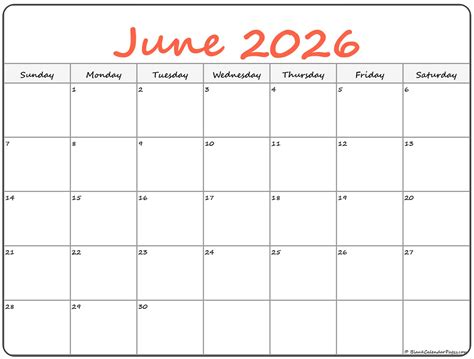 June 2026 calendar | free printable calendars