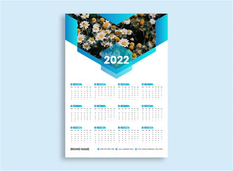 2022 Calendar Printable One Page