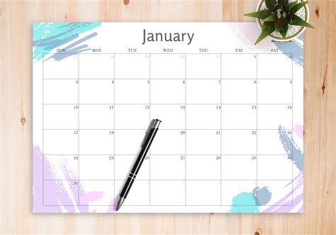 Simple Calendar Printable