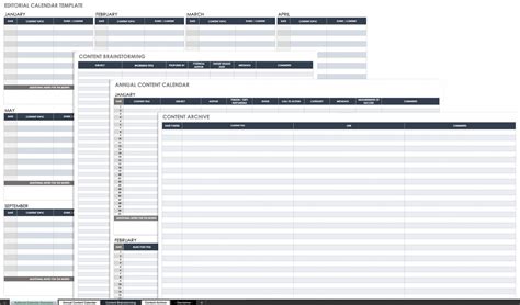 Free Google Sheets Content & Editorial Calendar Templates | Smartsheet