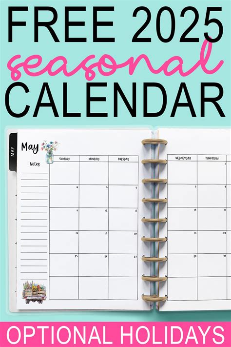 2025 Free Printable Monthly Calendar with Holidays | Free printable ...