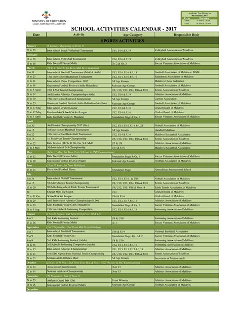 School Calendar - How to create a School Calendar? Download this School ...