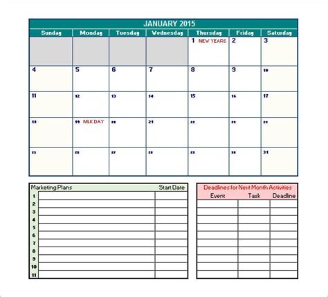 40+ Microsoft Calendar Templates - Free Word, Excel Documents