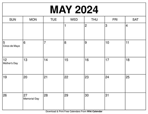 2025 May Calendar Planner Printable Pages - Andrew Cao