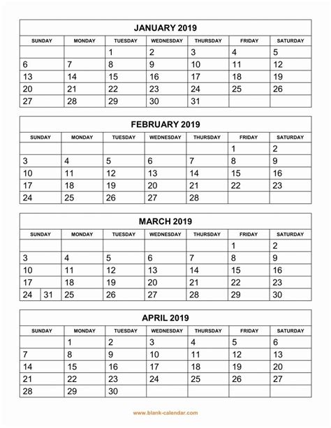 Free Printable Large Grid Calendar Month Calendar Printable - Riset