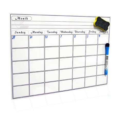 Magnetic Monthly Calendar , Monthly Planner for Ho... – Grandado