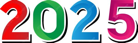 Selamat Tahun Baru 2025 Vektor, 2025, Selamat Tahun Baru 2025, Logo ...