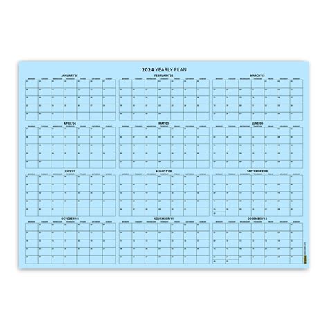 2025 Wall Planner, 2025 Monthly Planner, 2025 Wall Calendar, 2025 Year ...