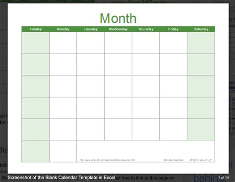 Exceptional Blank Calendar You Can Type In | Blank calendar template ...