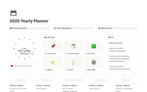 2025 Yearly Planner Template | Notion Marketplace