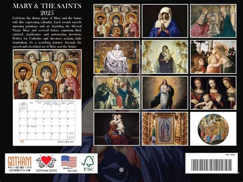 January Catholic Calendar 2025 - Cyndi Marchelle