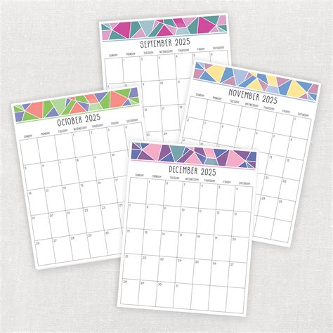 Printable 2025 Calendar - Etsy