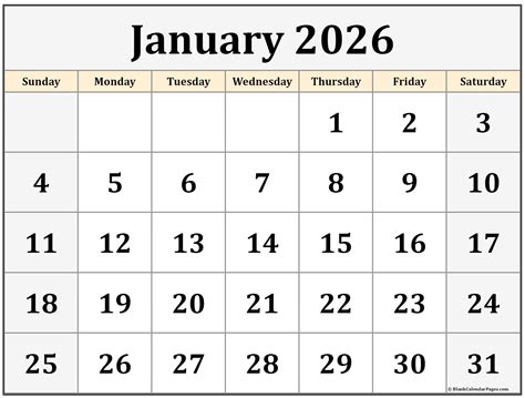 January 2026 calendar | free printable calendars