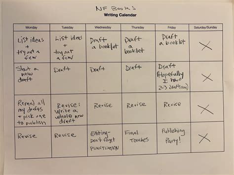 Calendar Write In - Luisa Robinet