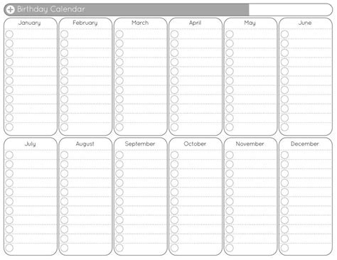 Editable Yearly Calendar – templates free printable