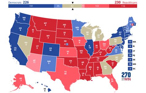 270 to Win interactive electoral map – Northern Iowan