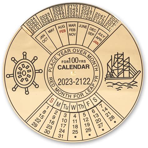 100 Year Calendar