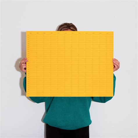 2025 Yearly Wall Calendar - Citrine – Case Study