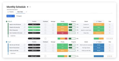 Excel Schedule Template Project Calendar Plan Xls Exa - vrogue.co