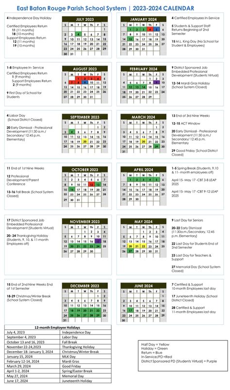 Ebr Parish School Calendar 2024 - Blank 2024 Calendar